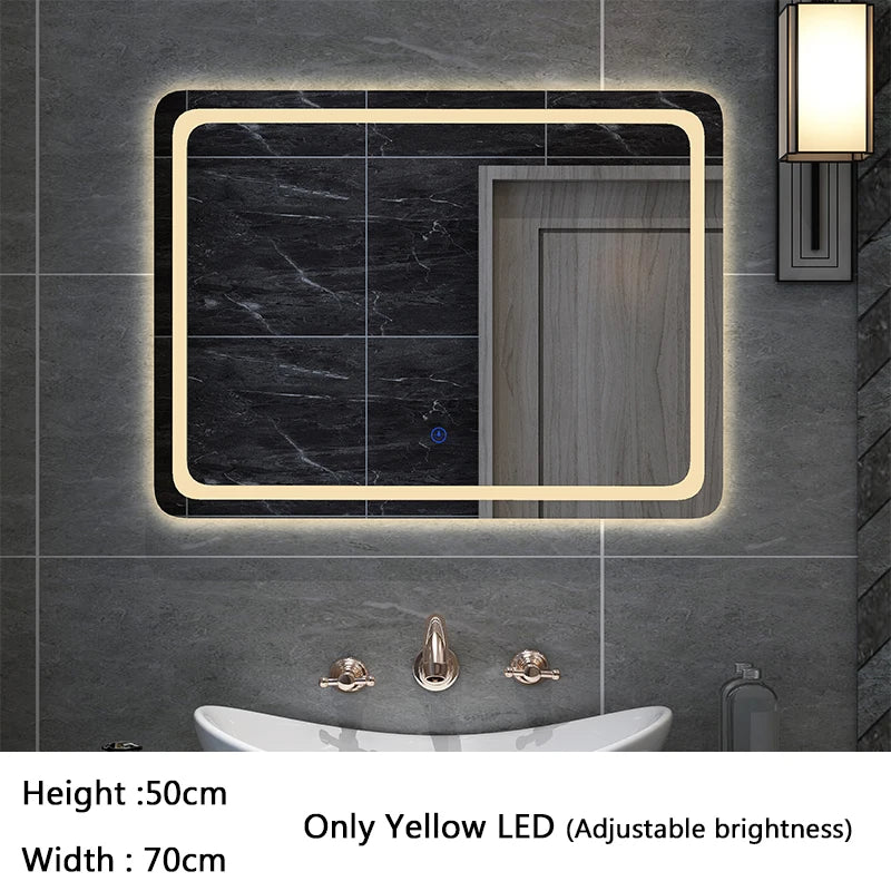 LED bathroom smart mirror