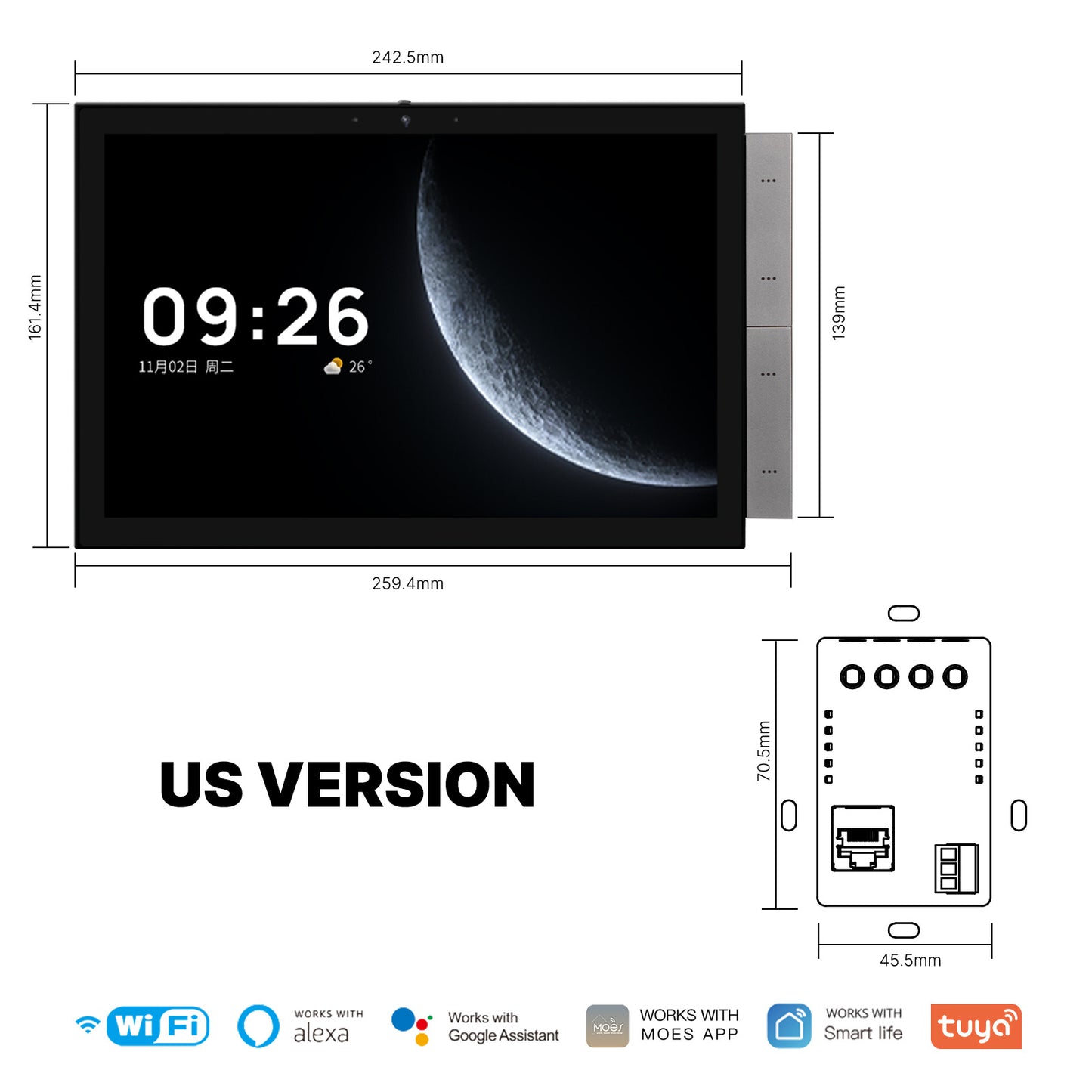WiFi Graffiti Smart Home Smart Center Console Scree