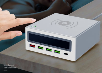 PD65w Laptop Mobile Phone Charger Multi-port 5 Port USB Wireless Charger QC3.0 Fast Charge
