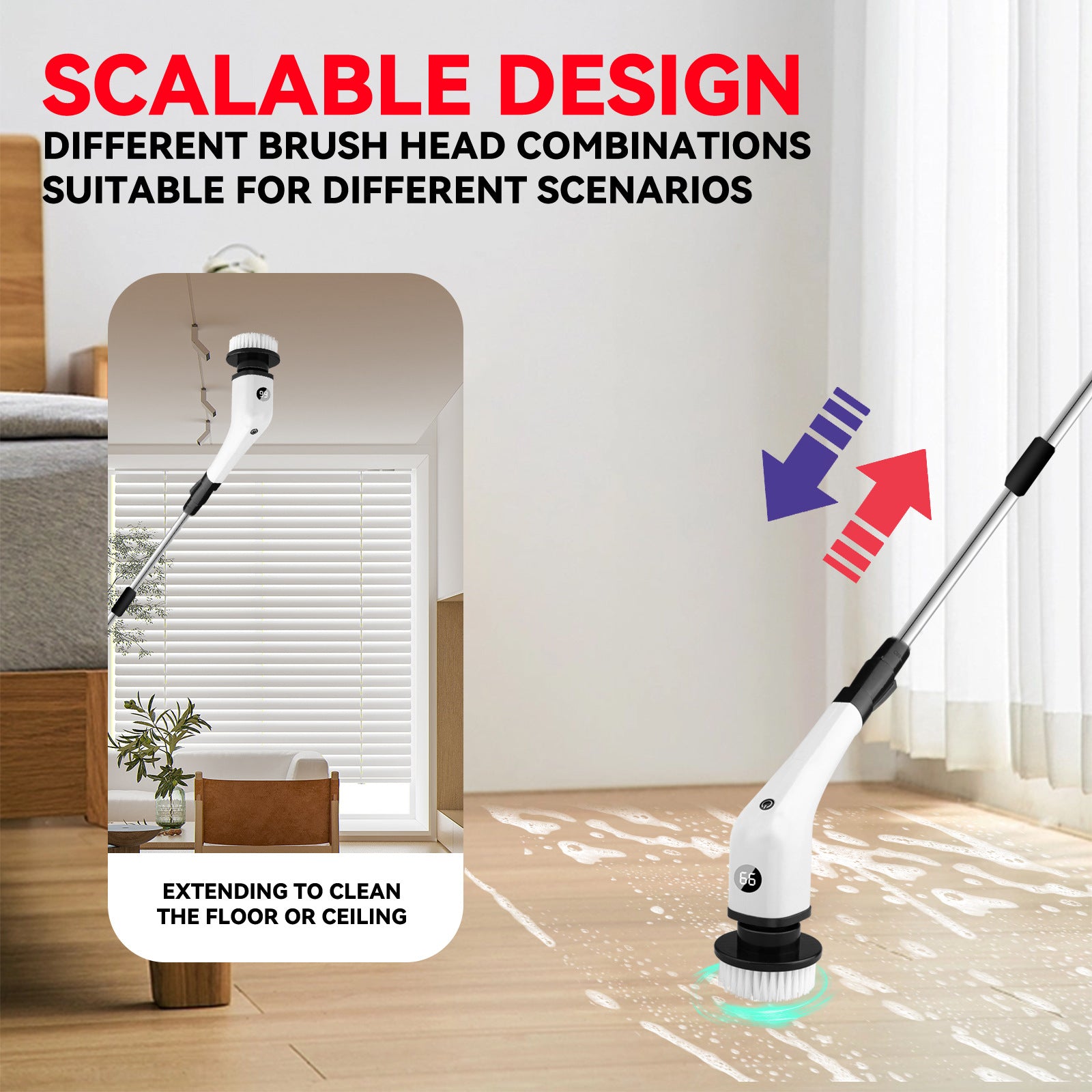 electric bathroom cleaning brush