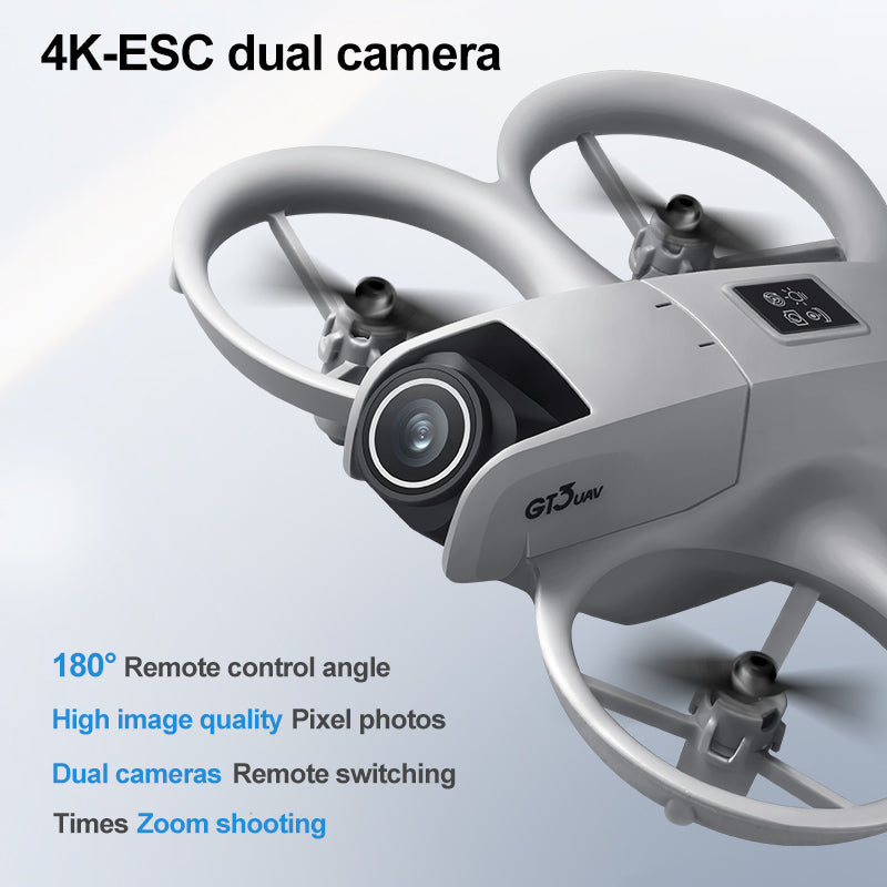 Small drone with dual cameras