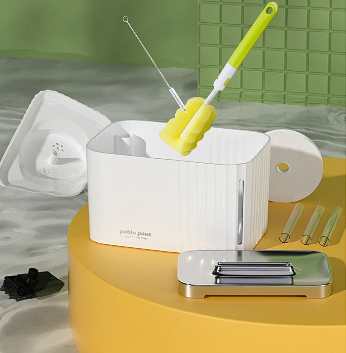 Avocado Green Pet Drinking Machine Smart Mute