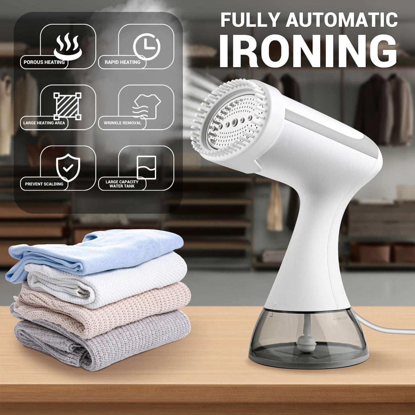 Clothes Steamer Compact and Efficient Suitable for Travel and Home Use