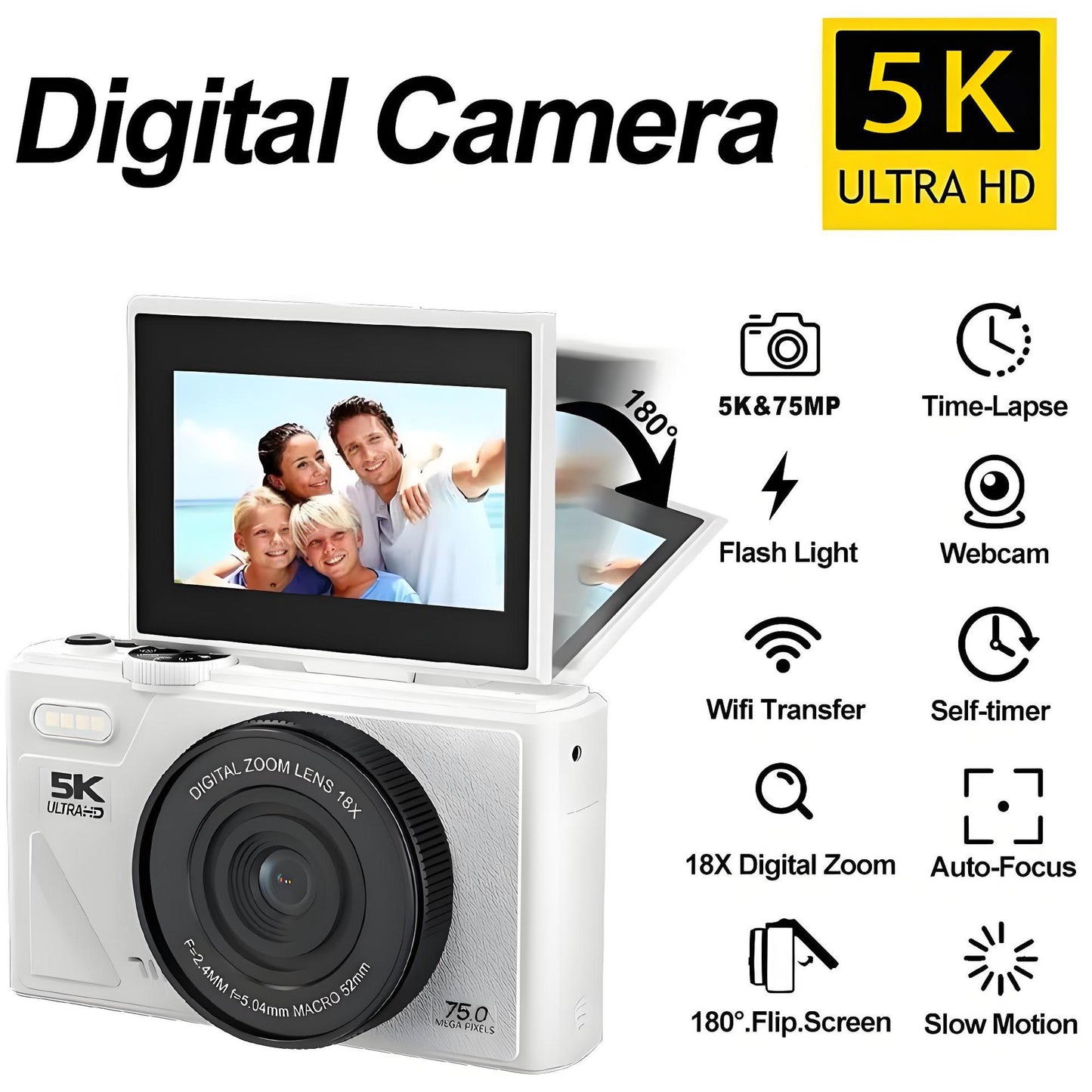 CCD Camera HD Digital Camera With WiFi Transmission