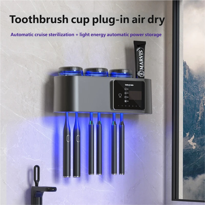 ABOMUS Smart Toothbrush Sanitizer & Dryer