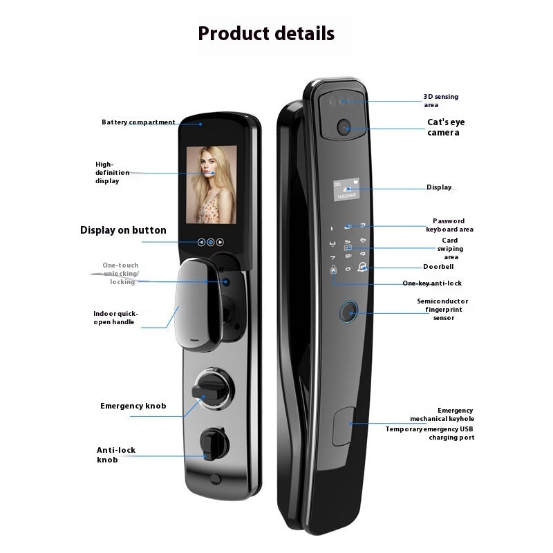 Fingerprint & Facial Recognition Smart Lock