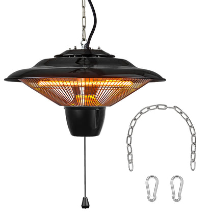 Outdoor Hanging Patio Heater Ultra-Quiet Electric Heating Lamp