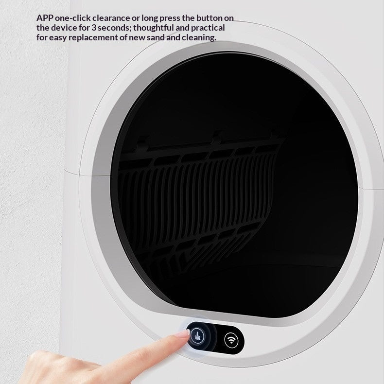 Smart Electric Pet Cat Litter Box 80L