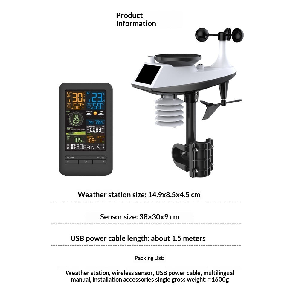 Graffiti WiFi Smart Weather Station Alarm Clock