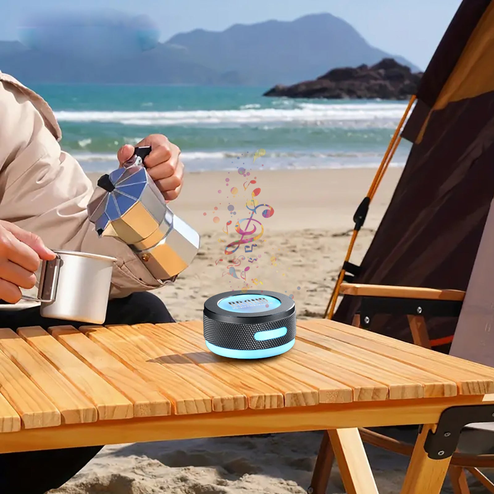 Portable Wireless Bone Conduction Bluetooth Speaker
