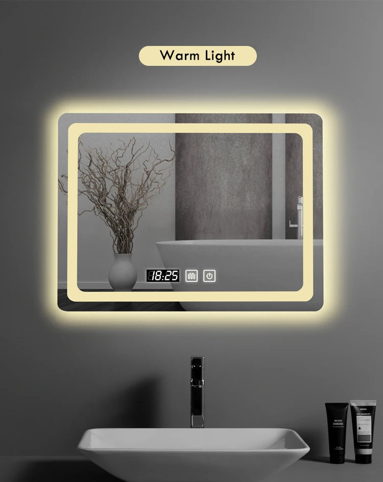 LED bathroom smart mirror