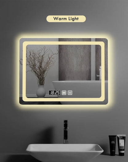 LED bathroom smart mirror