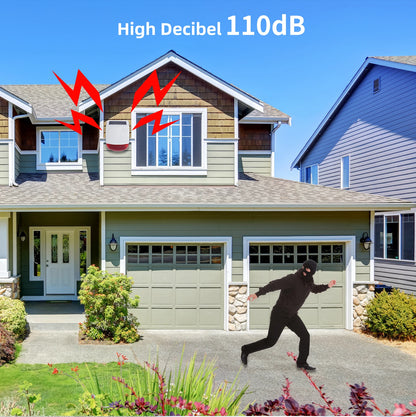 Staniot High Decibel Siren Outdoor 433Mhz Wireless Solar Siren Waterproof House Security Alarm System 1000mAh Smart Home Devices