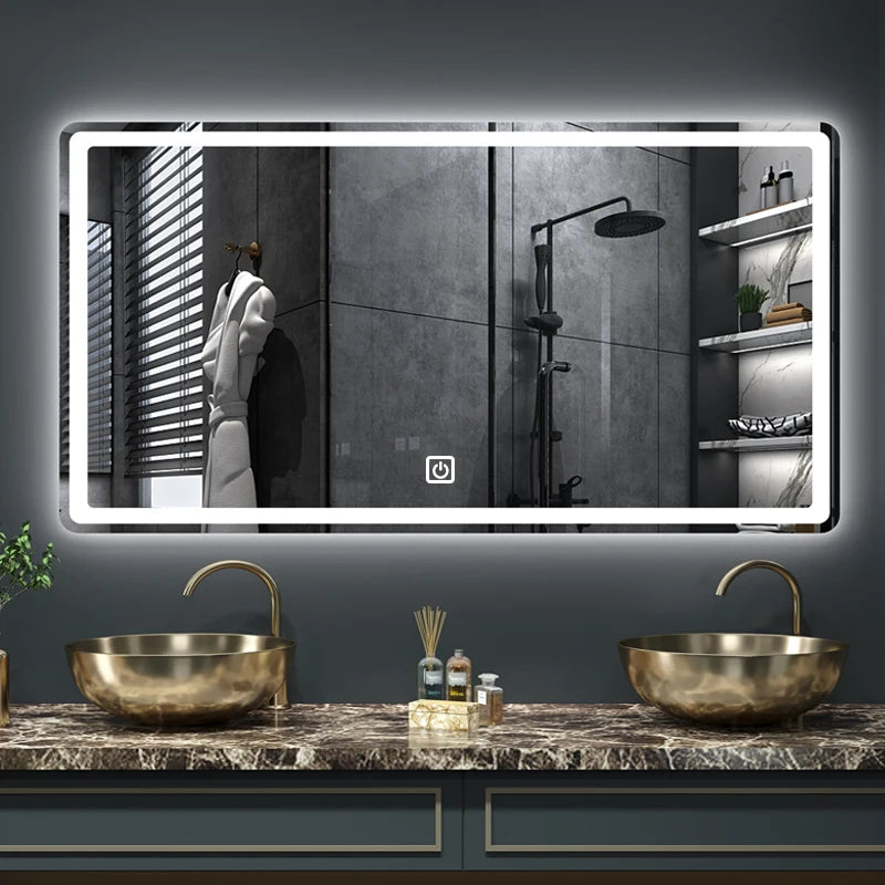 LED bathroom smart mirror