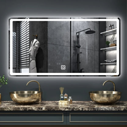 LED bathroom smart mirror