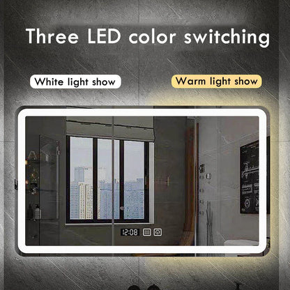 LED bathroom smart mirror