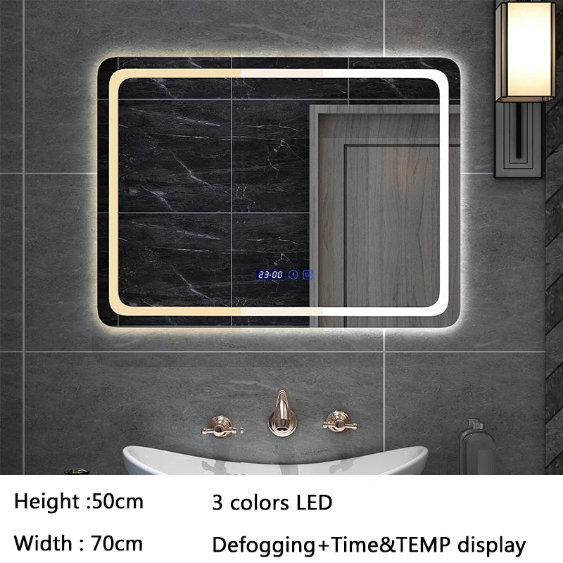 LED bathroom smart mirror