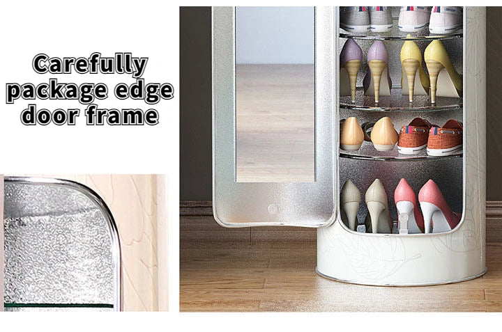 High-Tech Rotatable Shoe Cabinet