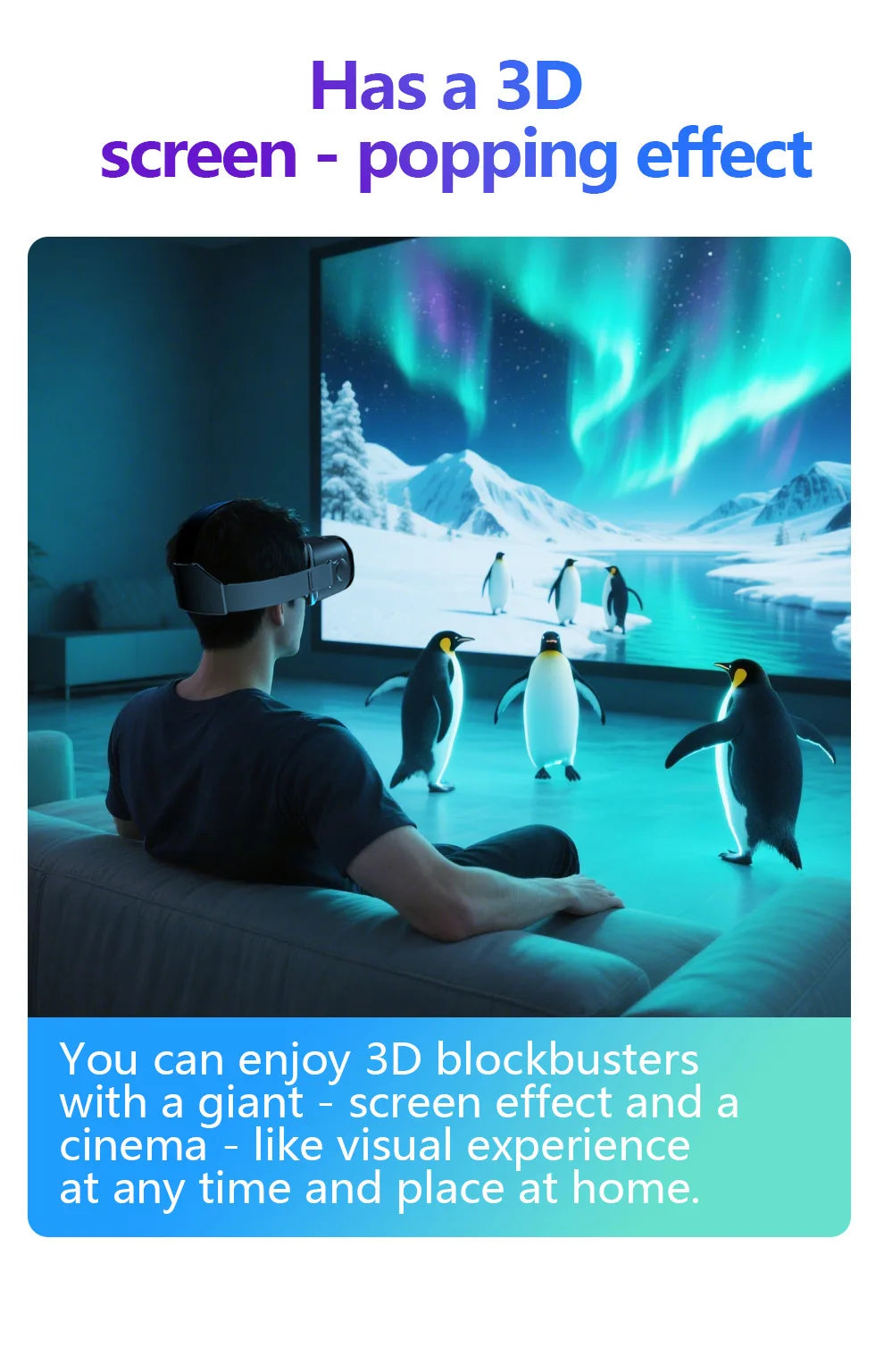 3D VR Headset for iPhone and Android