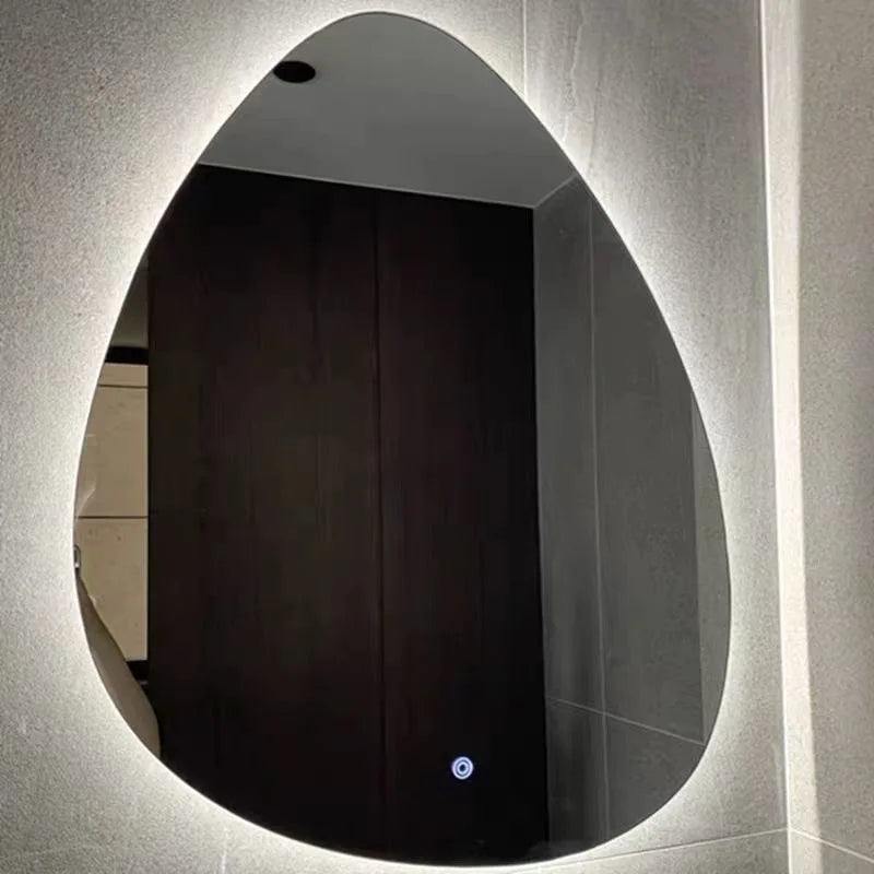 irregular LED bathroom mirror