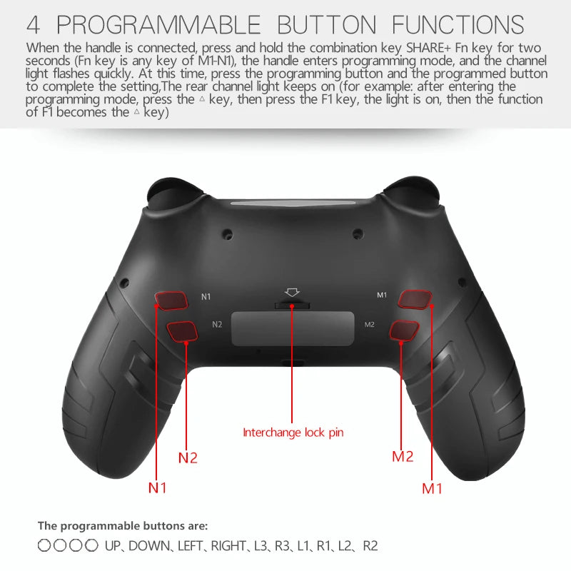 Wireless Bluetooth game controller