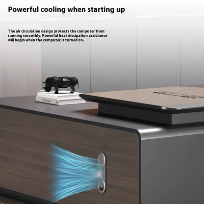 Executive Pro Standing Desk Smart Charging Organizer Ergonomic Motion Control Office Solution Secretária Executiva Furniture