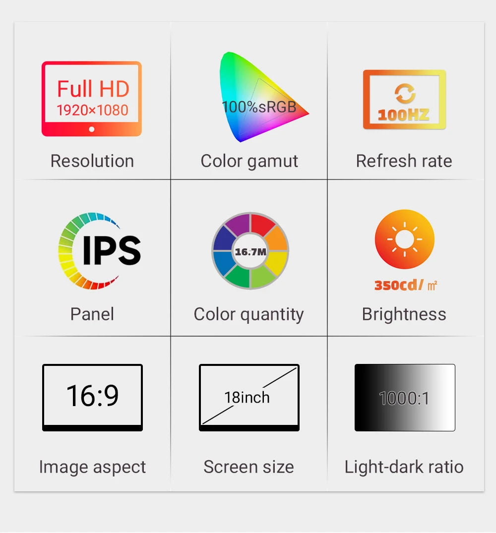 Portable 1080p HDR monitor