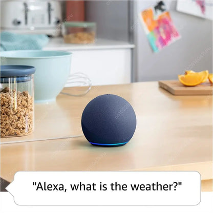 Original Alexa Dot Pop 5th Generation Smart Mini Wifi Home BT Alexa Speaker Horn with Sound Control Voice Assistant and Clock