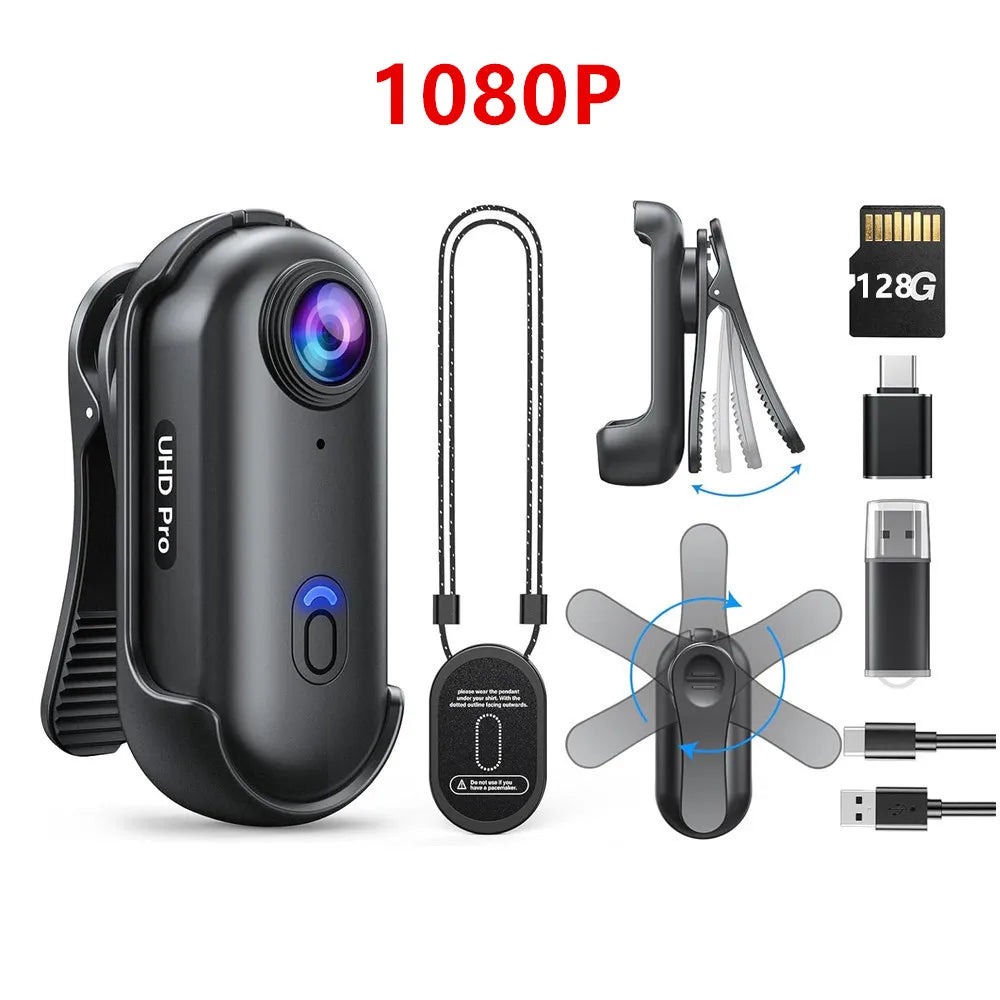 4K Wearable Mini Body Camera