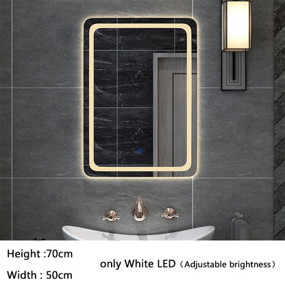 LED bathroom smart mirror