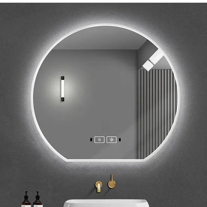 Wall Hung Frameless Touch Screen Led Bath Smart Mirror for Bathroom