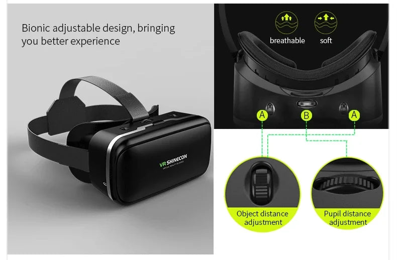 Shinecon Viar 3D VR Headset for Smartphones