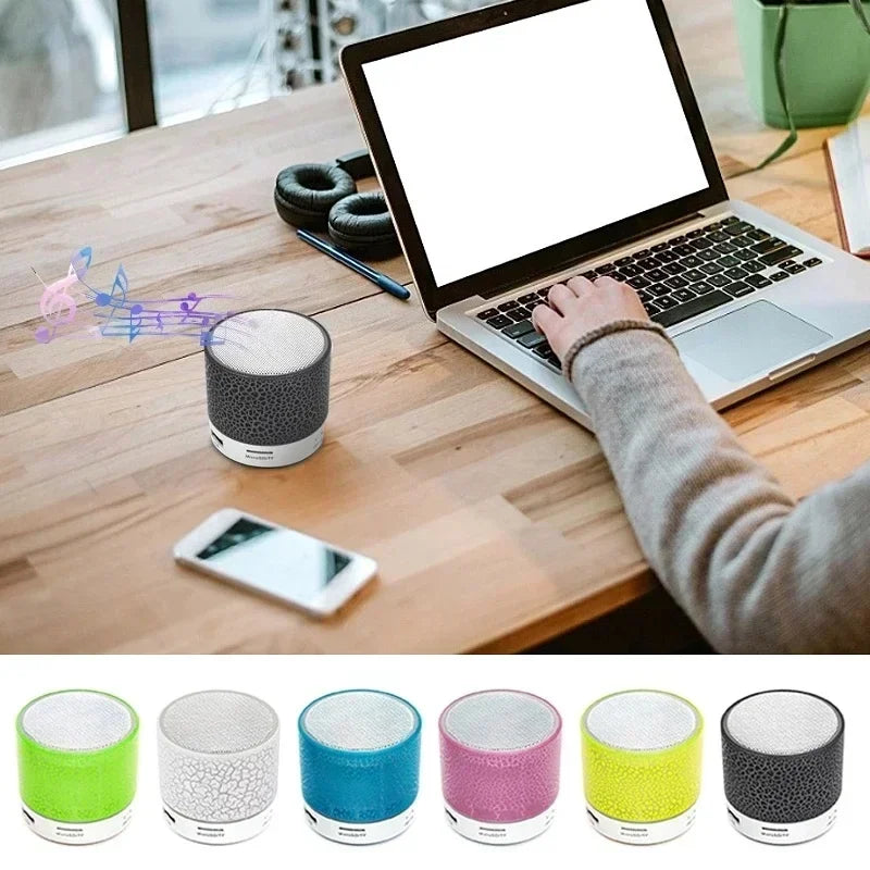 Mini Wireless Bluetooth Speaker with LED Light