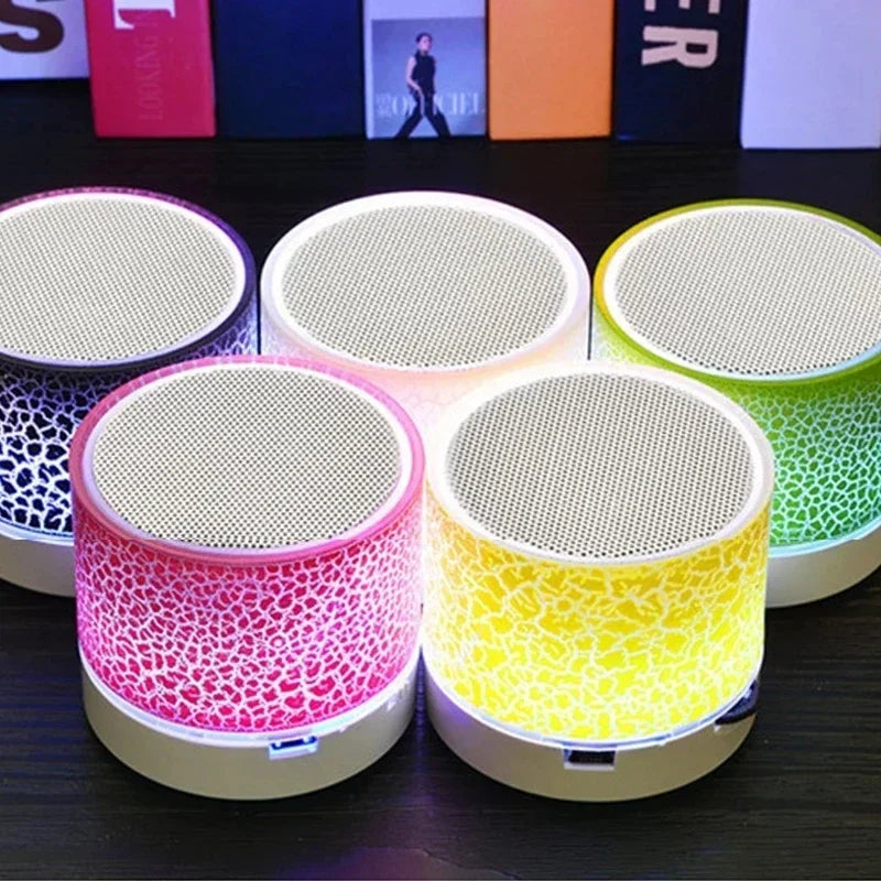 Mini Wireless Bluetooth Speaker with LED Light