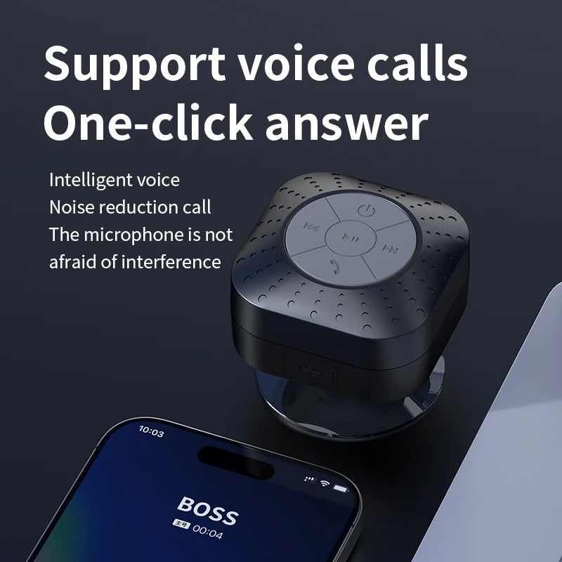 Portable Bluetooth Speaker Mini Audio Suction Cup Phone Stand Surround Sound Subwoofer Smart Home Electronic Devices