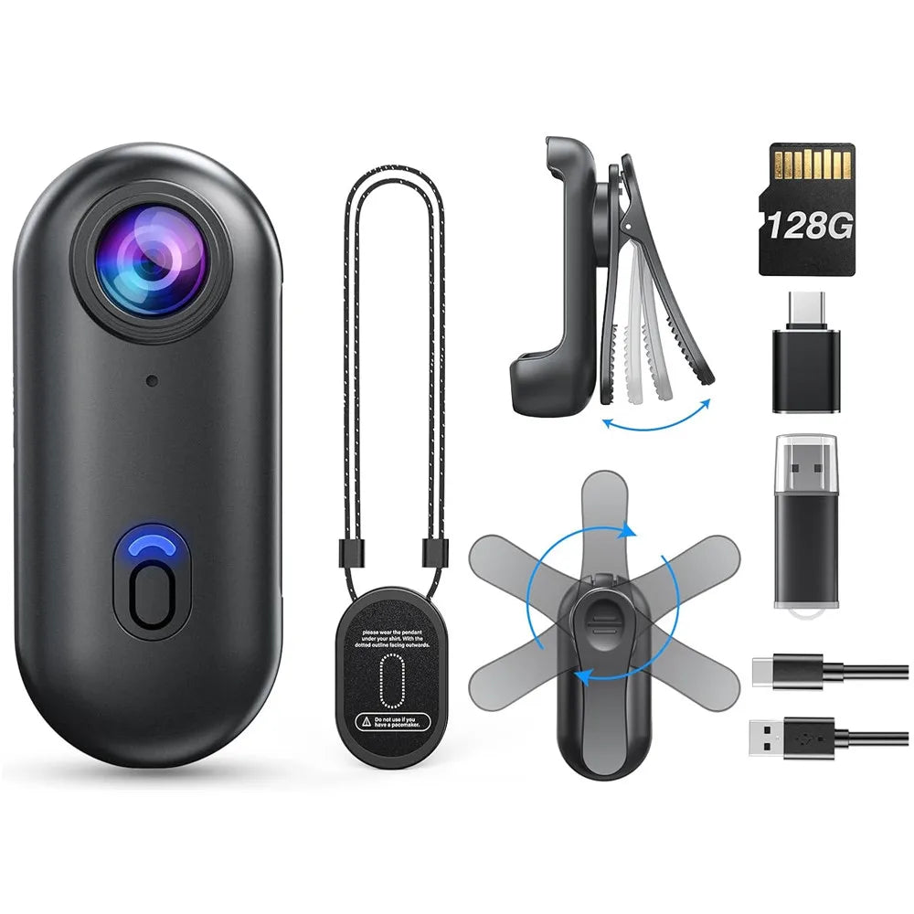 4K Wearable Mini Body Camera