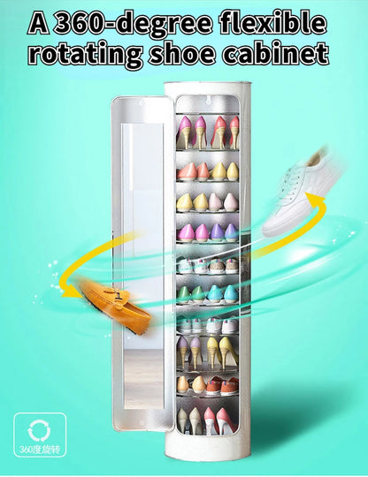 High-Tech Rotatable Shoe Cabinet