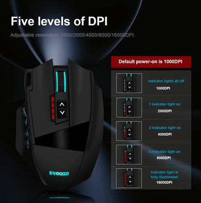 wireless RGB gaming mouse