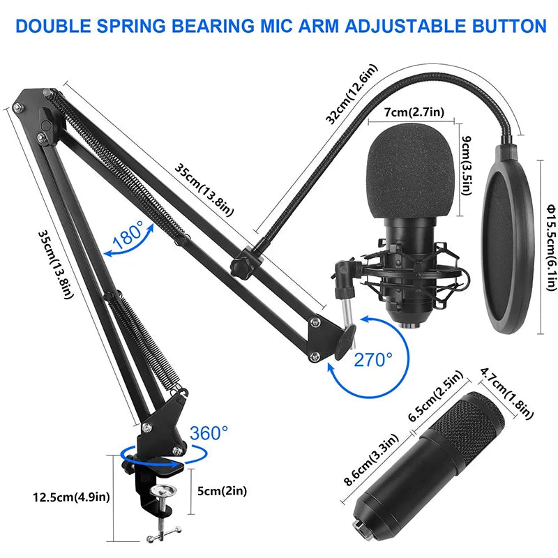 BM800 Studio Microphone Kit