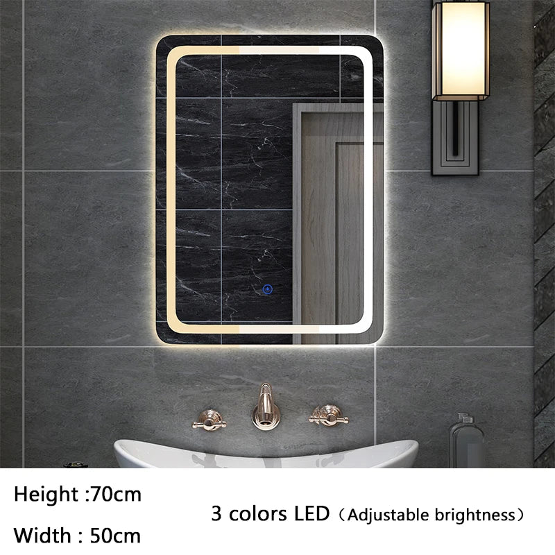 LED bathroom smart mirror