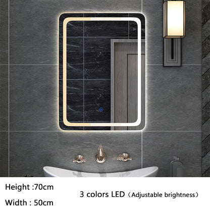 LED bathroom smart mirror