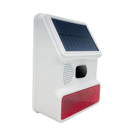 433MHZ Wireless Solar Speaker Siren Outdoor 100Db Sounder Super Alarm Horn Security Alarm Siren