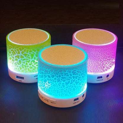 Mini Wireless Bluetooth Speaker with LED Light