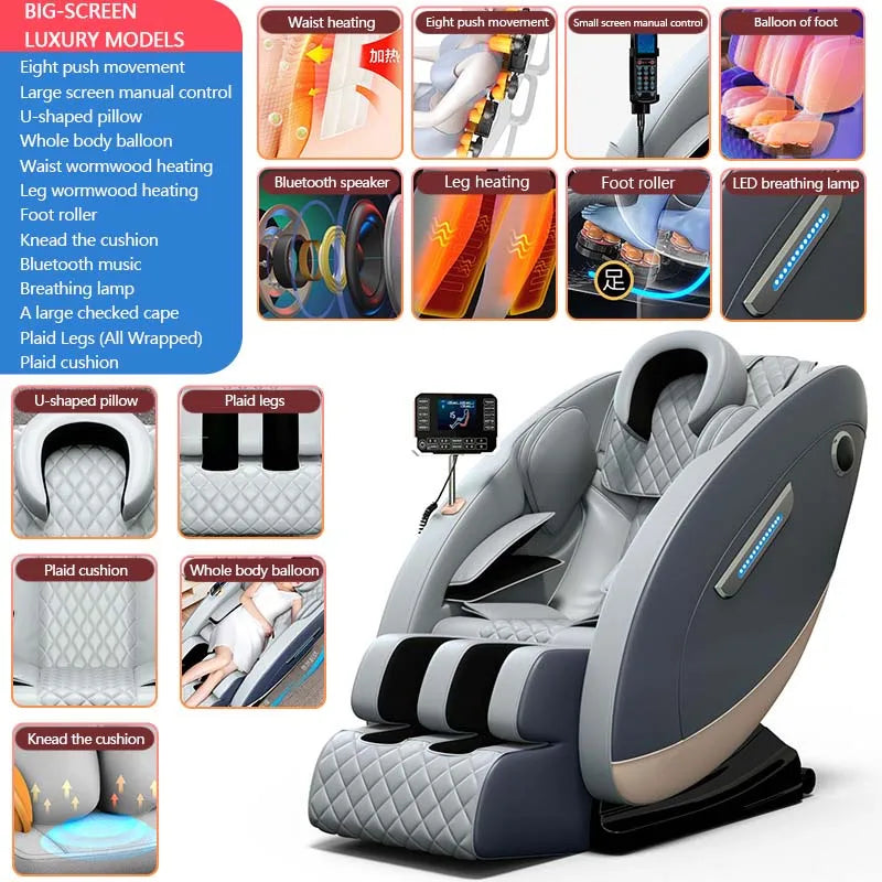 Heated Home Office Zero Gravity Human Touch Massage chair