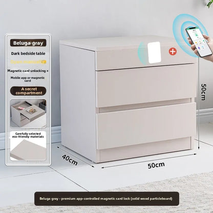 intelligent hidden compartment bedside table invisible anti-theft bedroom design storage cabinet Corner comfortable furniture