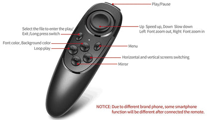 FEELWORLD TP2A 8 inch Mini Teleprompter Portable Supports Under Smartphone Tablet Prompting DSLR Camera Bluetooth