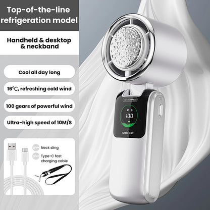 High-Speed Ice Pack Portable Folding Fan