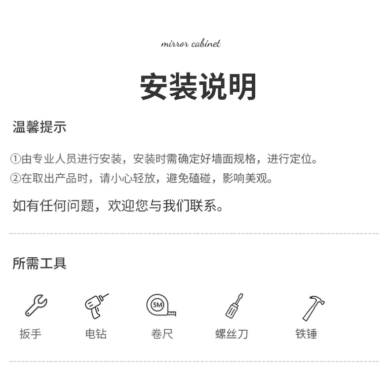 Aluminum Alloy Bathroom Mirror Cabinet Smart Makeup Mirror with Lights  Anti-Fog Wall-Mounted Vanity Cabinet Storage Mirror