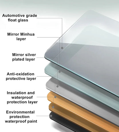 Wall Hung Frameless Touch Screen Led Bath Smart Mirror for Bathroom