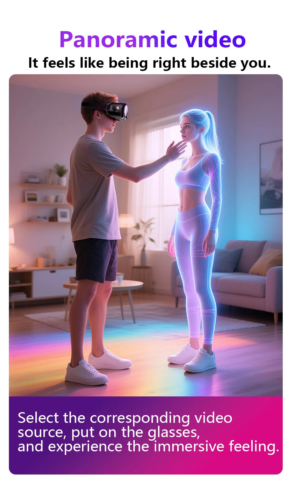 3D VR Headset for iPhone and Android